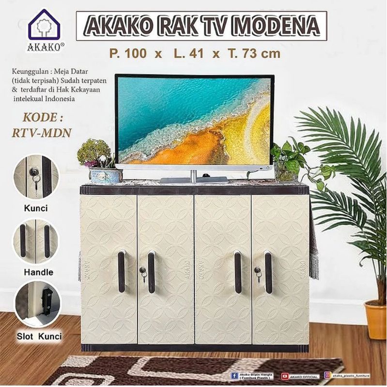 AKAKO - Lemari Rak TV Modena (NEW PROMO)