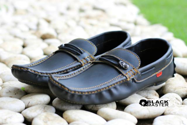 MOCCASIN DASI - BLACK MASTER | Sepatu Formal Pria Mocasin Kerja Dinas Kantor Kasual Hangout