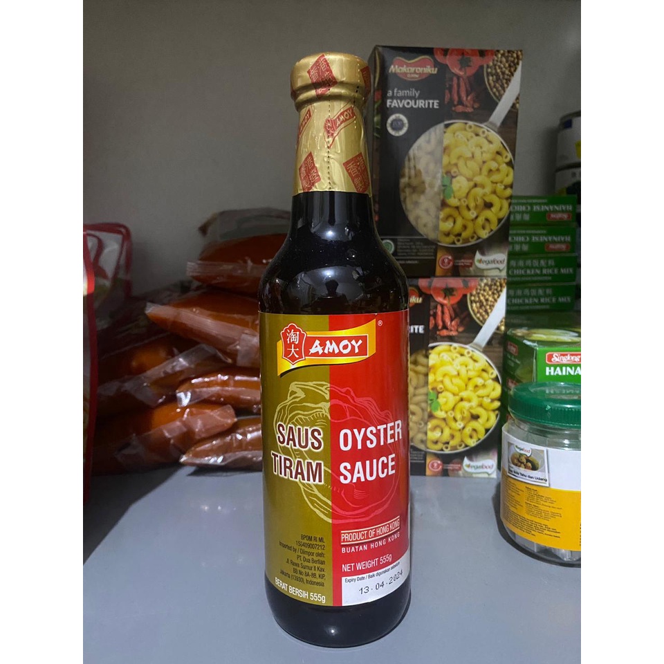 Amoy Saus Tiram Oyster Sauce 555gr