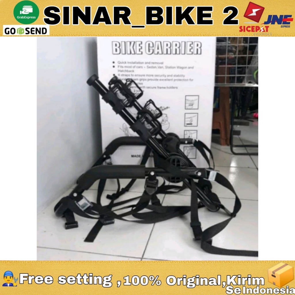 Bike Carrier Bagasi Mobil BM3202 2 Sepeda Twn