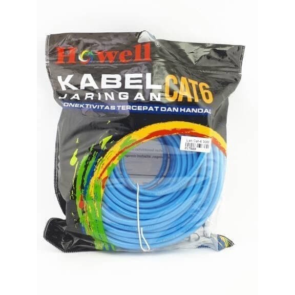 Howell Kabel LAN Cat 6 5m,15m, 20m, 30m Internet Cable LAN UTP