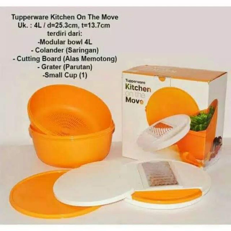 

Tupperware Kitchen on the move Paket Lengkap