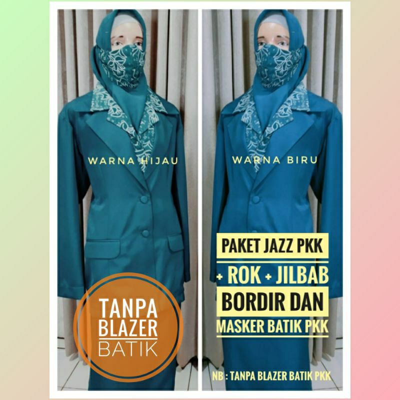 Paket Jas PKK TANPA BLAZER | batik pkk termurah terlaris