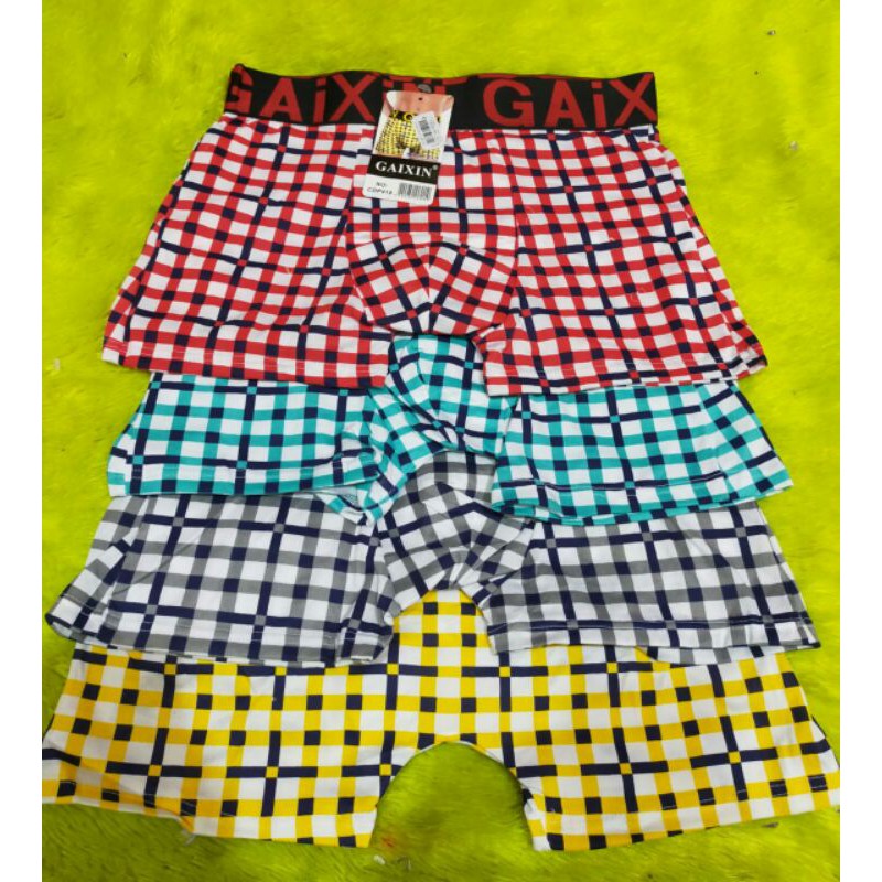 gaixin boxer pria cd celana dalam murah allsize setara M L berkwalitas