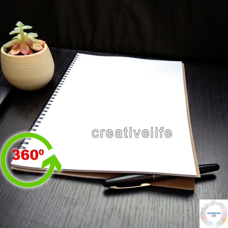 Notebook / Sketchbook Spiral Dotted | Graph | Lined A4-2