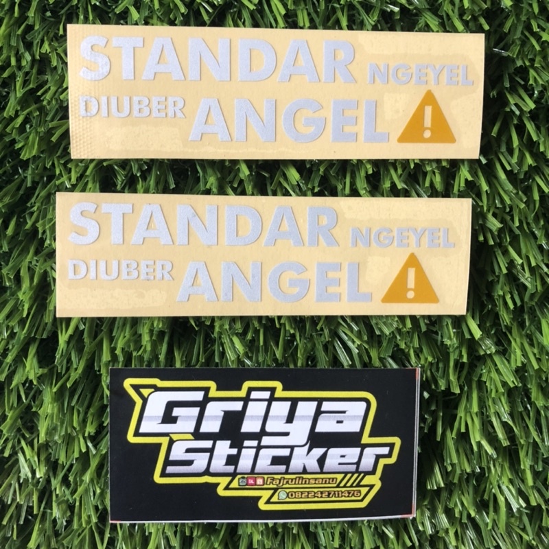 Sticker cutting - Stiker standar ngeyel diuber angel