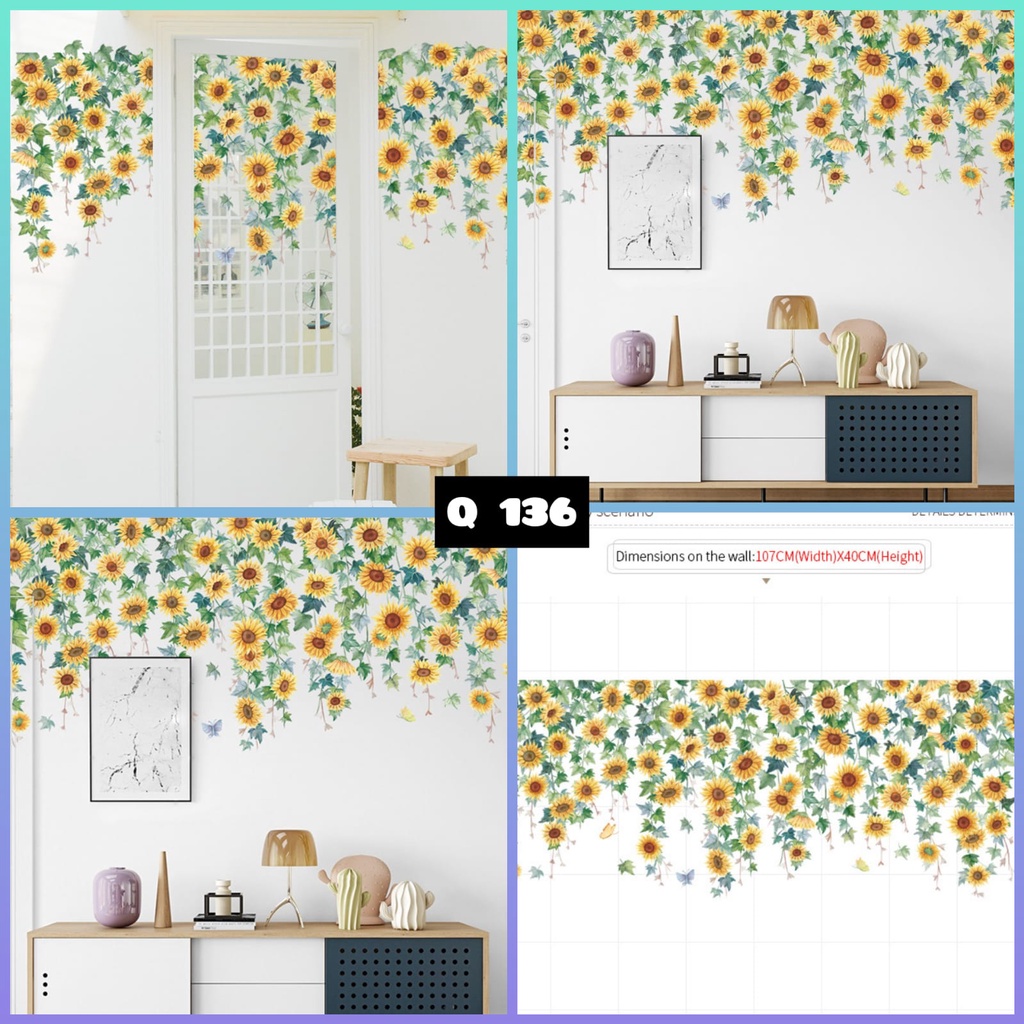 WALLSTIKER WALLSTIKER WALL STICKER STIKER PAPER WALLPAPER DINDING D3 MOTIF TANAMAN HIJAU DAUN POHON KAKTUS MONSTERA DEKORASI CAFE RUMAH PINTU JENDELA CERMIN KACA HIASAN KERAMIK KAMAR MANDI TOILET ANTI AIR WATERPROOF TEGEL KOMPOR KULKAS DAPUR 3D AESTHENTIC-Q136