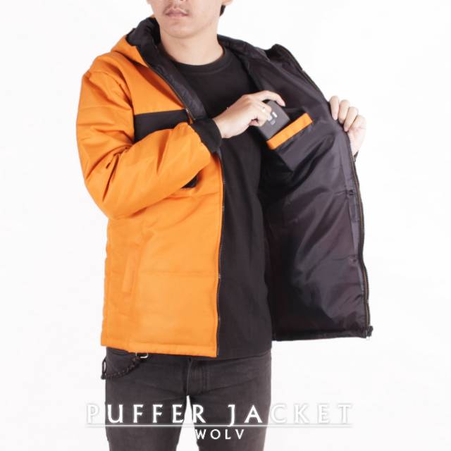 jaket puffer wolv