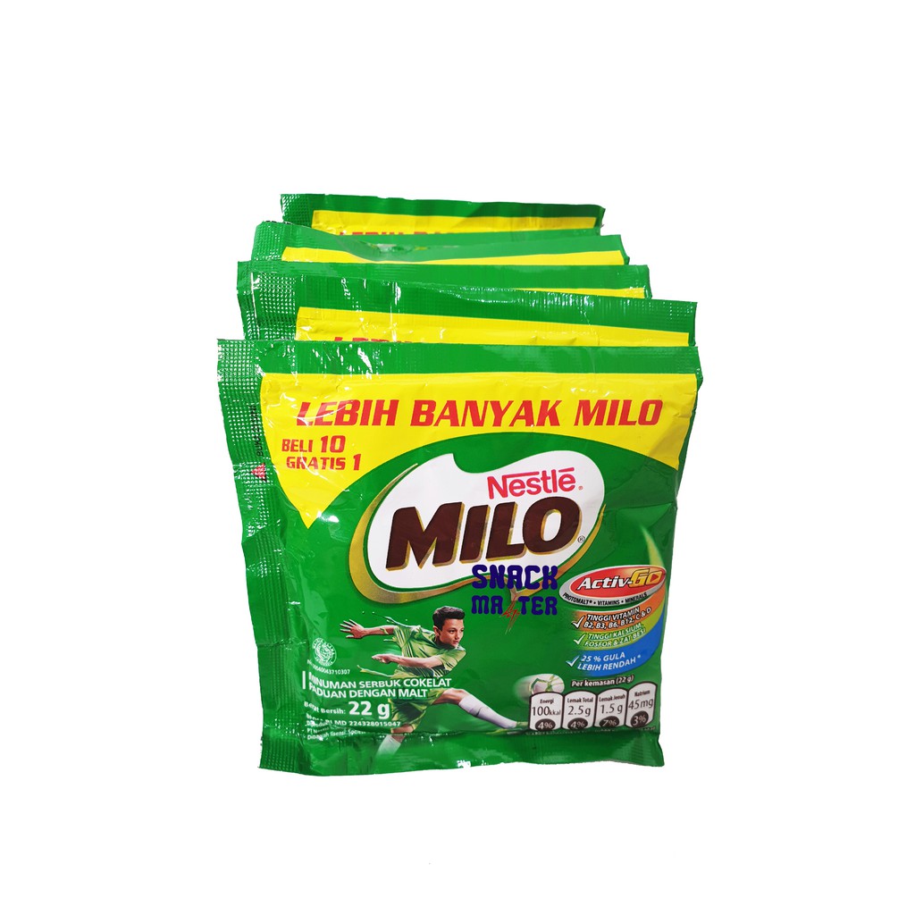 

RB22 Milo Active Go Renceng - Netto 11 Bks X 22 Gram