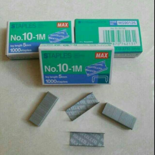 

ISI STAPLES KECIL MEREK MAX NO.10