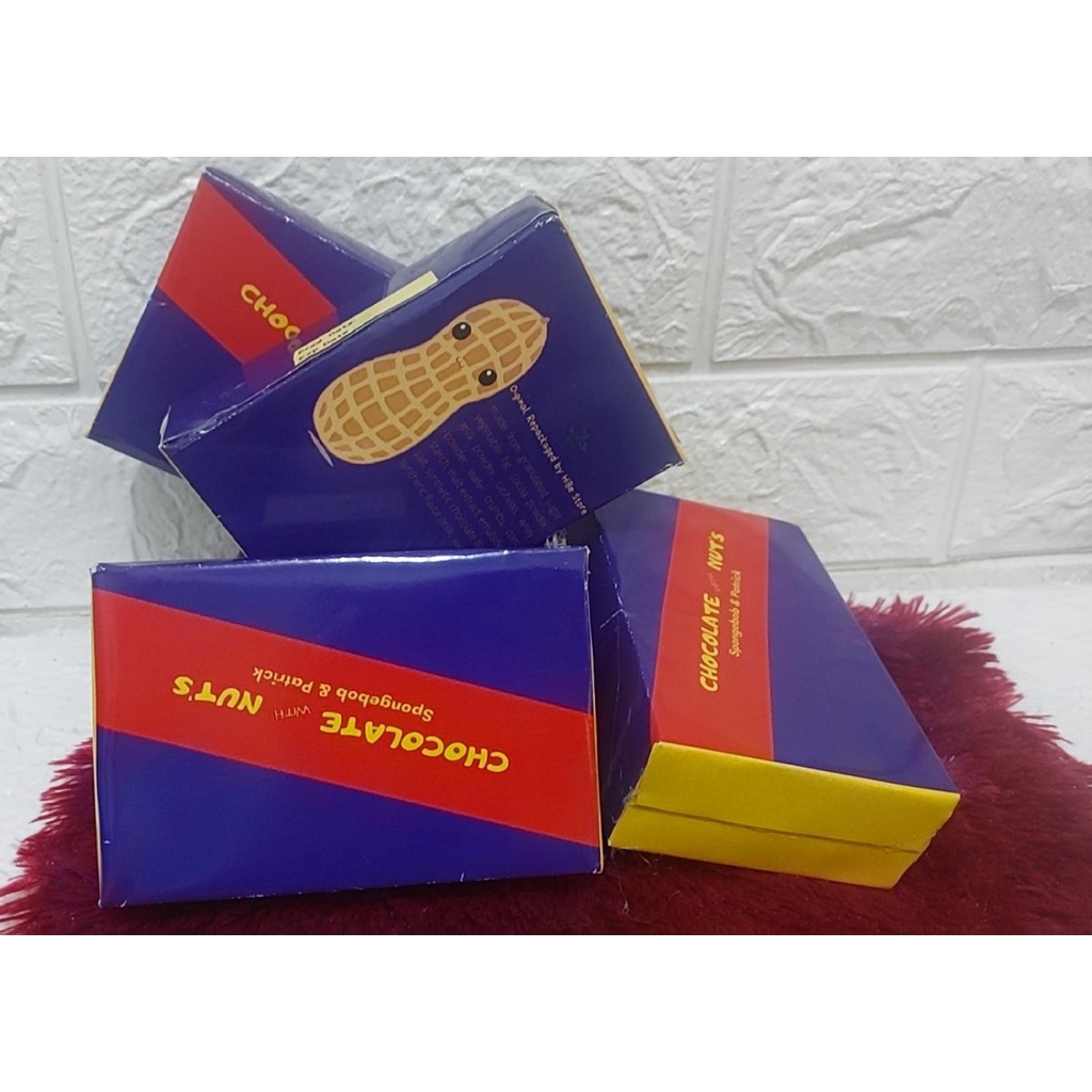 

Coklat Spongebob Patrick Chocolate with Nuts Isi Dua
