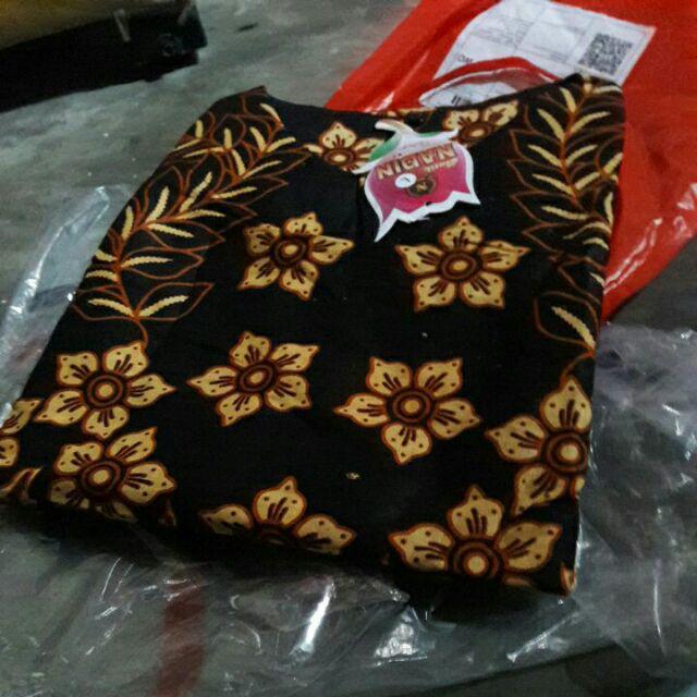 Atasan Batik Wanita Puff Merak Pakain Wanita Batik Modern