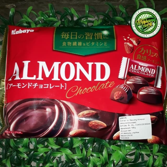 

kacang almond coklat isi kacang almond kabaya 148 gram