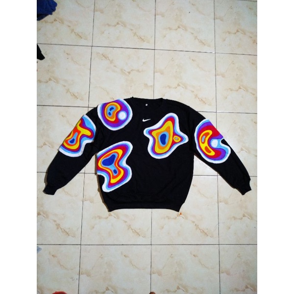 Reworked Psychedelic Sweater