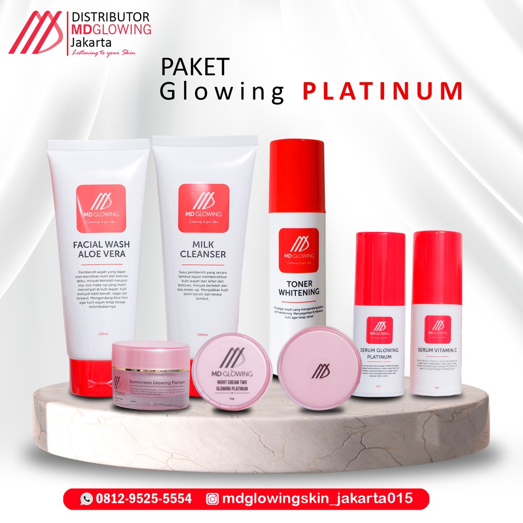 MD GLOWING Satuan Paket Glowing Platinum by md glowing