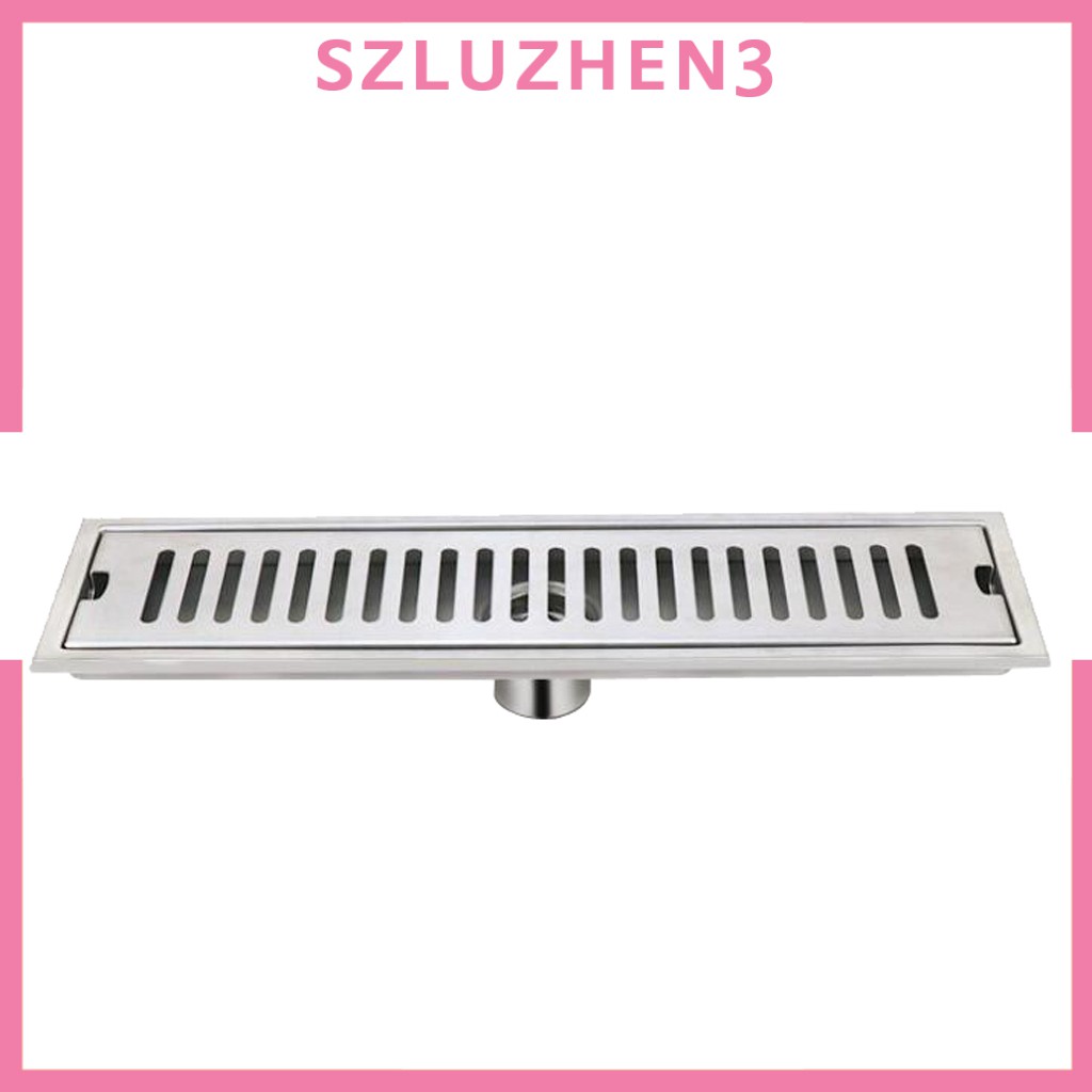 Smarthome Stainless Steel Rectangular Bathroom Floor Drain Sinks Strainer Shopee Indonesia