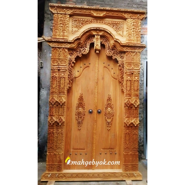 Pintu Ukir Kusen Dobel Untuk Pintu Utama dan Kamar
