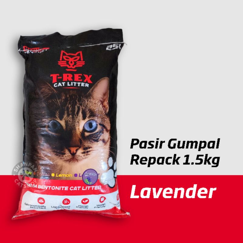 pasir t rex repack 1 5 kg   pasir kucing