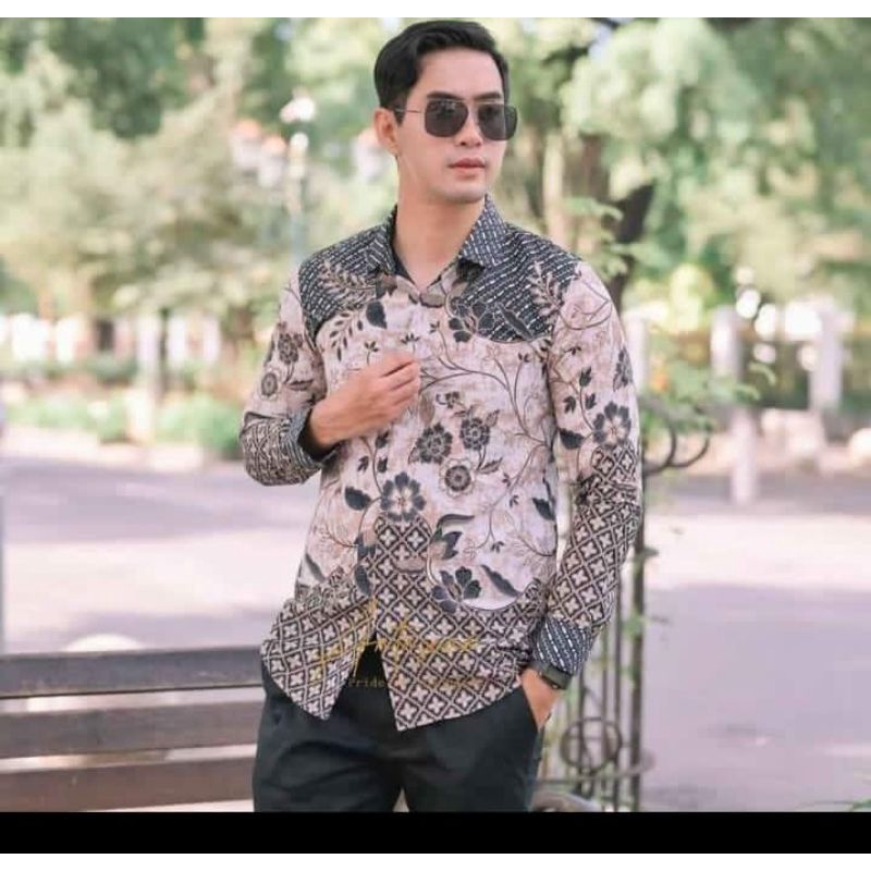 KHARISMA KEMEJA BATIK PRIA LENGAN PANJANG SLIMFTI