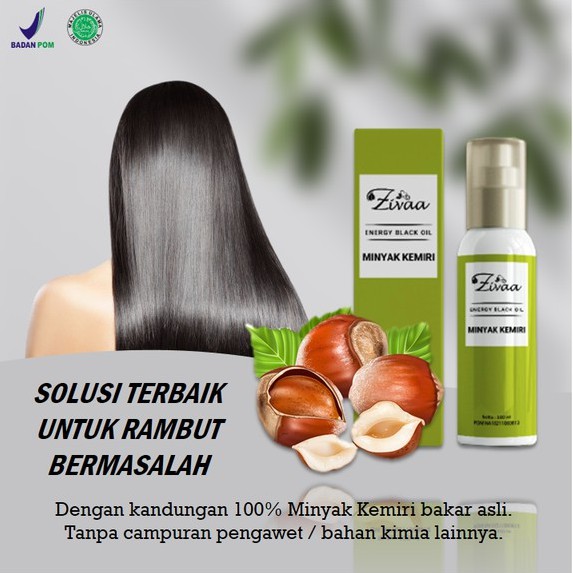 ASLI Minyak Saripati Kemiri - Obat Penumbuh Penyubur Penghitam