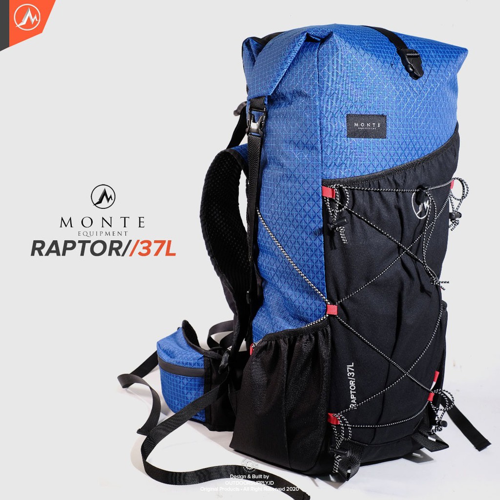 MONTE EQUIPMENT RAPTOR 37L - LIMITED BLUE SAPPHIRE EDITION | Tas Ultralight Not KalaharI INNI