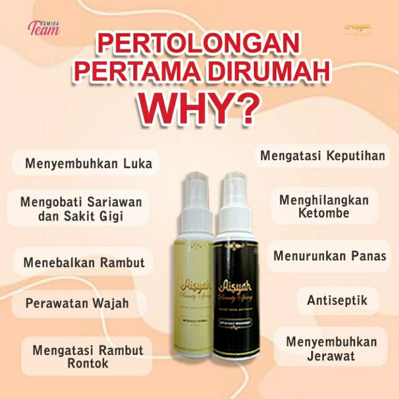Paket aisyah beauty spray