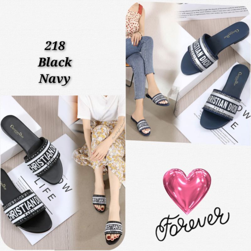 SANDAL WANITA NEW ARRIVAL SLIPPER SLOP FLAT KODE.213/218