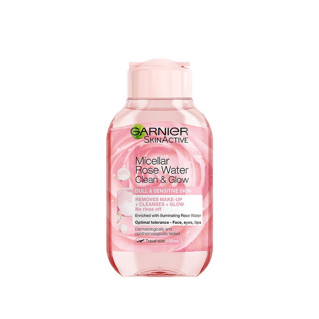 GARNIER MICELLAR CLEANSING WATER 125ML-ROSE WATER