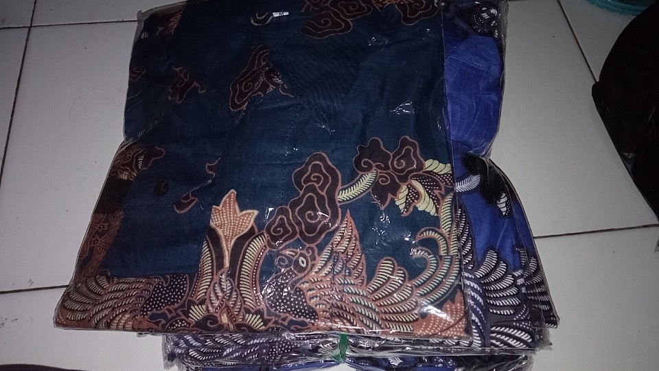 Kemeja Batik Pekalongan Formal Kantor Pria Dewasa Lengan Panjang
