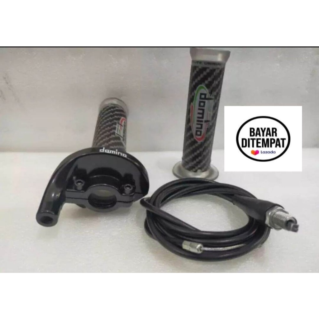 (promo paket gas spontan+grip karbon) GAS SPONTAN 1 KABEL.UNTUK MOTOR VEGA/JUPITER/REVO/BLADE/SUPRA/KHARISMA/SHOGUN/F1ZR