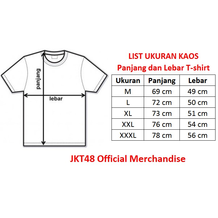 Jkt48 T-Shirt Undokai Team K - Navy, S