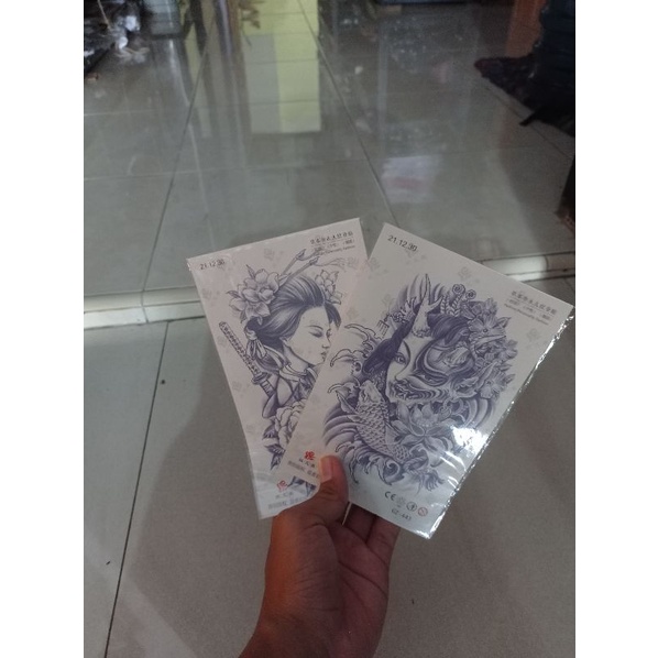 Tatto temporary Tatto Motif Semi Permanen Tatto Magic Tahan Lama