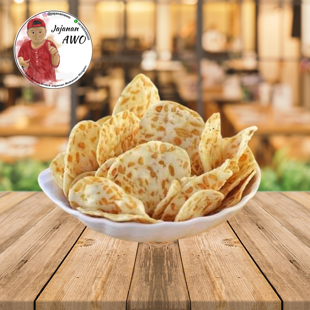 

Keripik tempe gurih enak