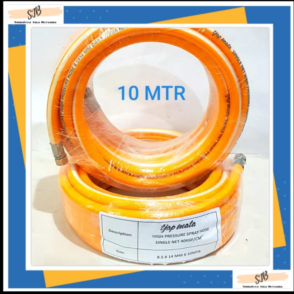 Selang cuci steam kompresor angin 10 meter Tjap Mata Cap Mata