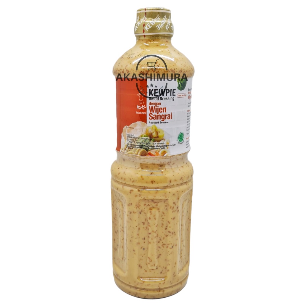 

Kewpie Salad Dressing Roasted Sesame-Wijen Sangrai 1 Liter