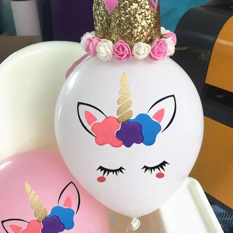 balon pure latex asli unicorn motif lilte pony