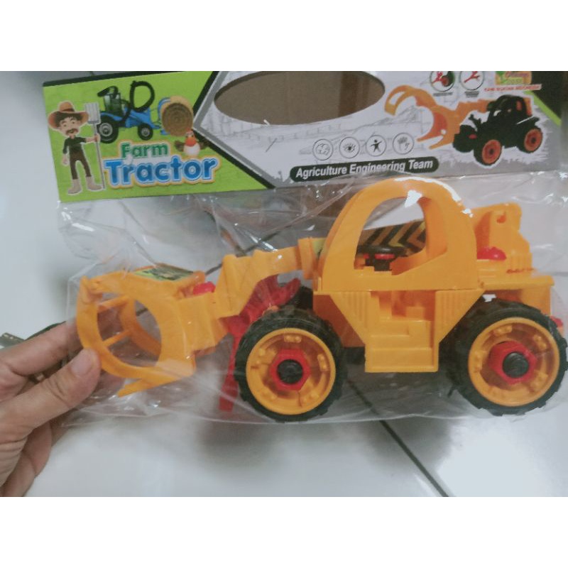 Mainan Mobil Tractor Besar 22 cm