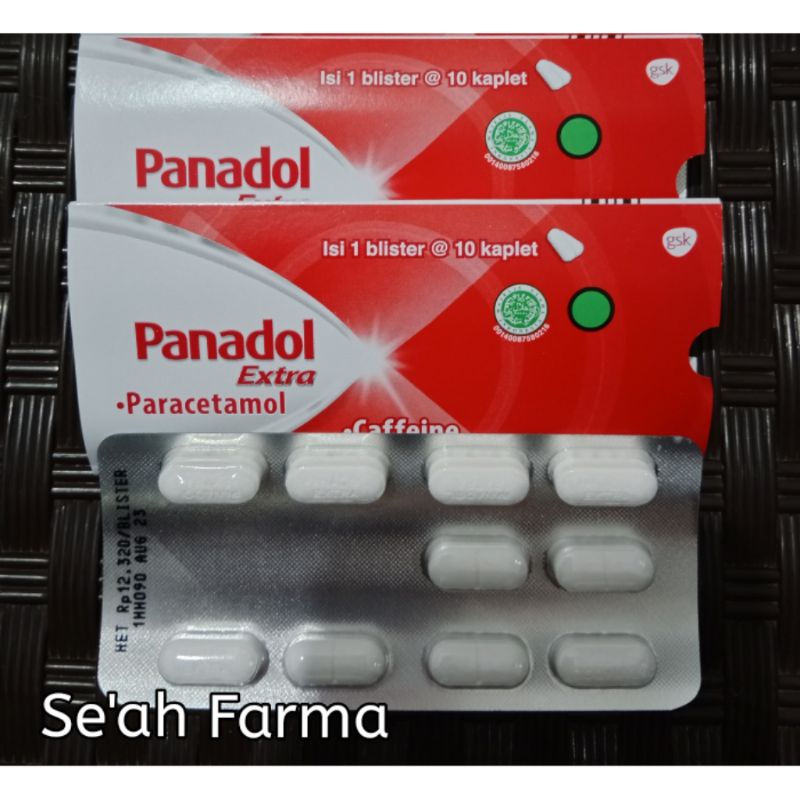 Panadol Extra Tablet - Panadol extra isi 10tab