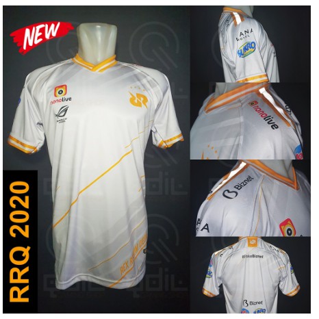 JERSEY RRQ  2020 NEW / JERSEY KAOS TEAM RRQ 2020 WHITE BENZEMA CLOTHING
