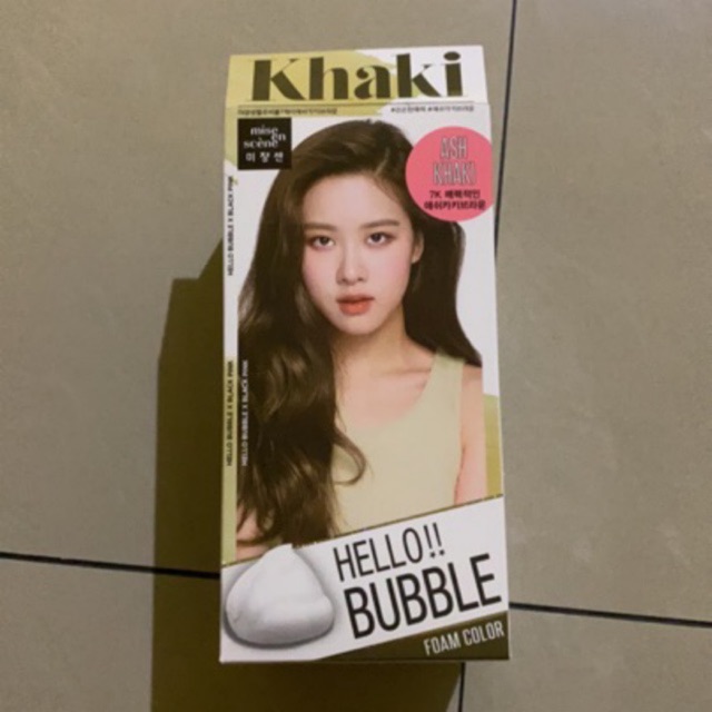 Mise En Scene Hello Bubble Foam Color - ASH KHAKI