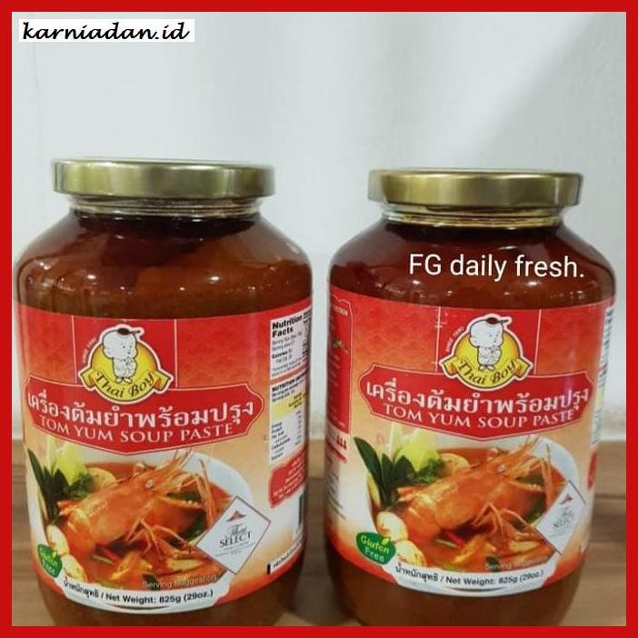 

gnidderdsaus- tomyum paste thaiboy jumbo / bumbu tomyam shabu shabu - kemasan 825 gr