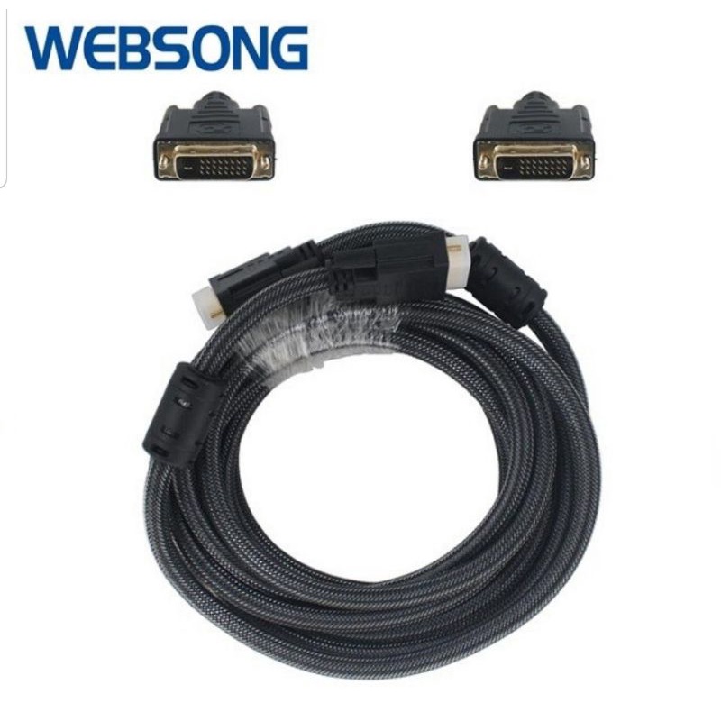 Kabel DVI24+1 Dual link M to M 5M High Quality Websong