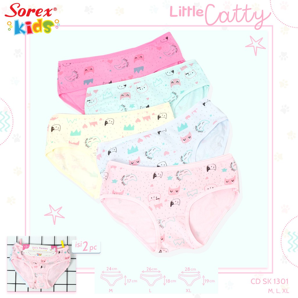 sorex Cd celana dalam anak perempuan Katun cw sk na 451 403