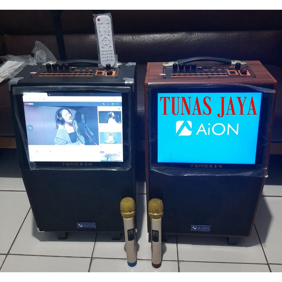 SPEAKER PORTABLE LAYAR AION A6 ANDROID TOUCHSCREEN - USB - BT