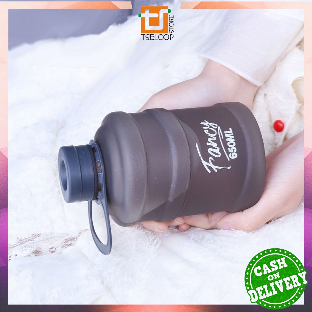 OFM-C307 Botol Minum Bentuk Galon 650ml / Galon Mini Anak / Botol Air Minum Plastik Unik BPA FREE / Kids Water Bottle-2