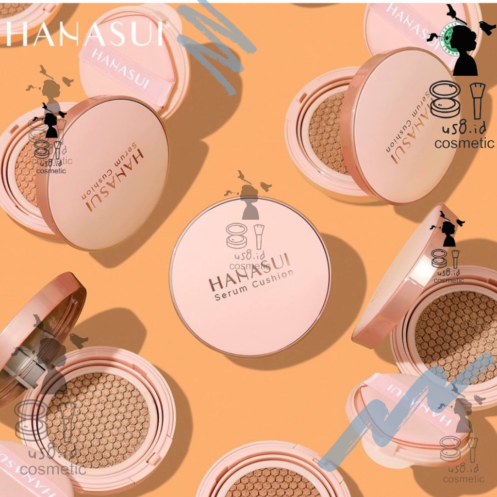 HANASUI Serum Cushion 15g | Foundation | Flawless | Natural Dewy Finish | Perfect Coverage | BPOM