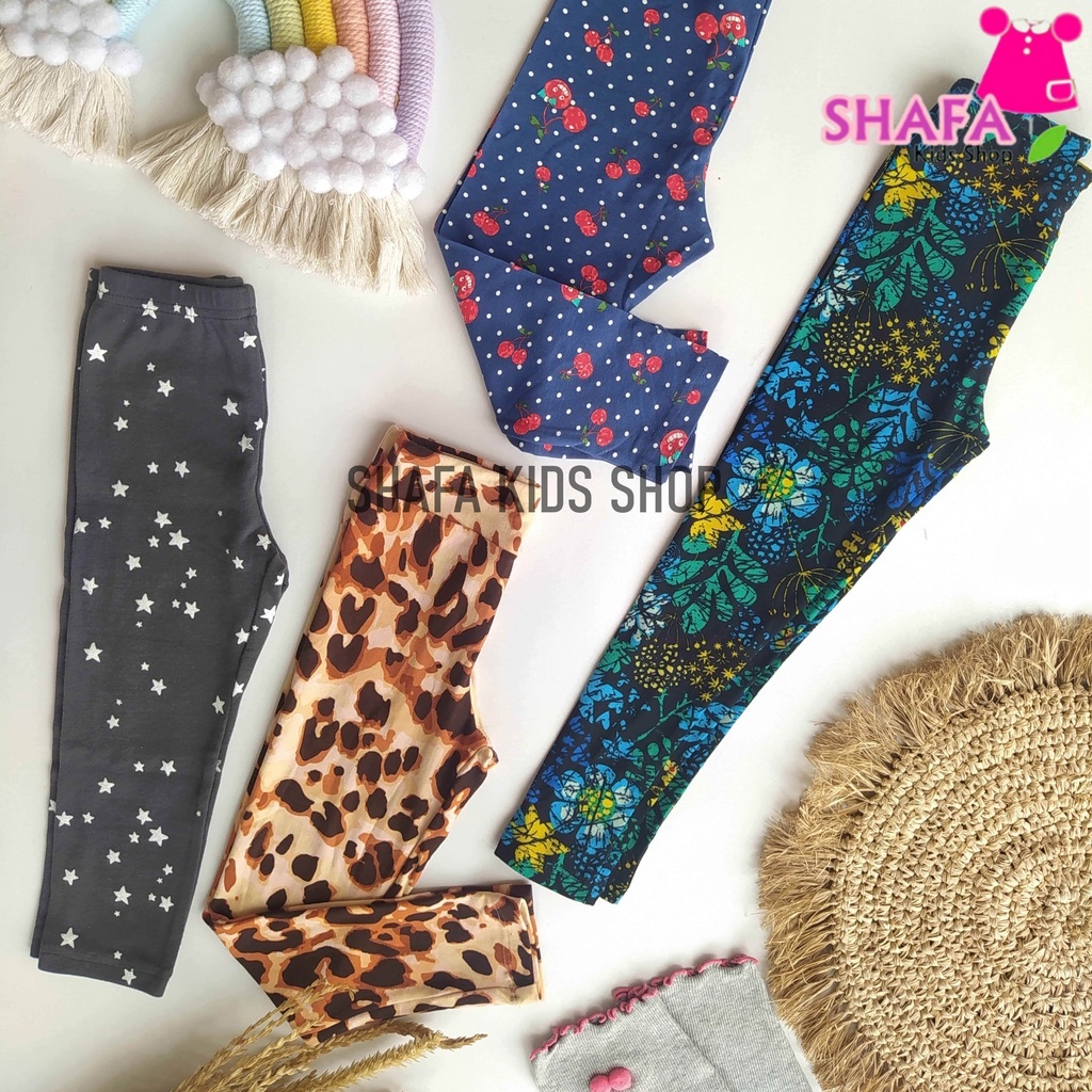 LEGING ANAK PEREMPUAN IMPORT USIA 1 10 TAHUN BAHAN KAOS KATUN / LEGING BAYI PEREMPUAN / CELANA LEGING / LEGING ANAK MOTIF / LEGING ANAK POLOS