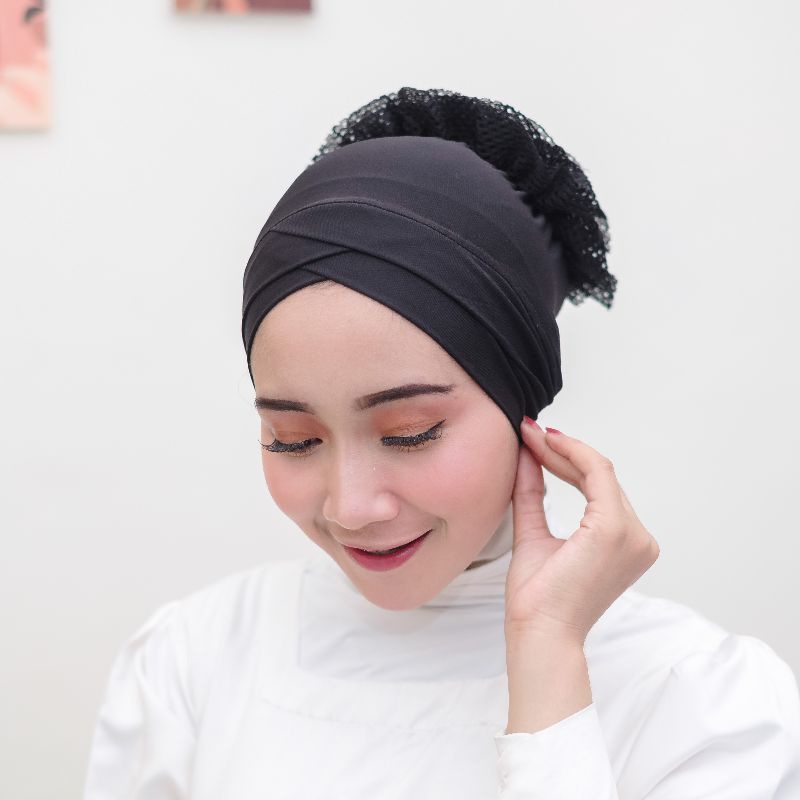 [PREMIUM] Inner Ciput Turky SILANG Iner Ciput Daleman Kerudung / aksesoris jilbab dewasa