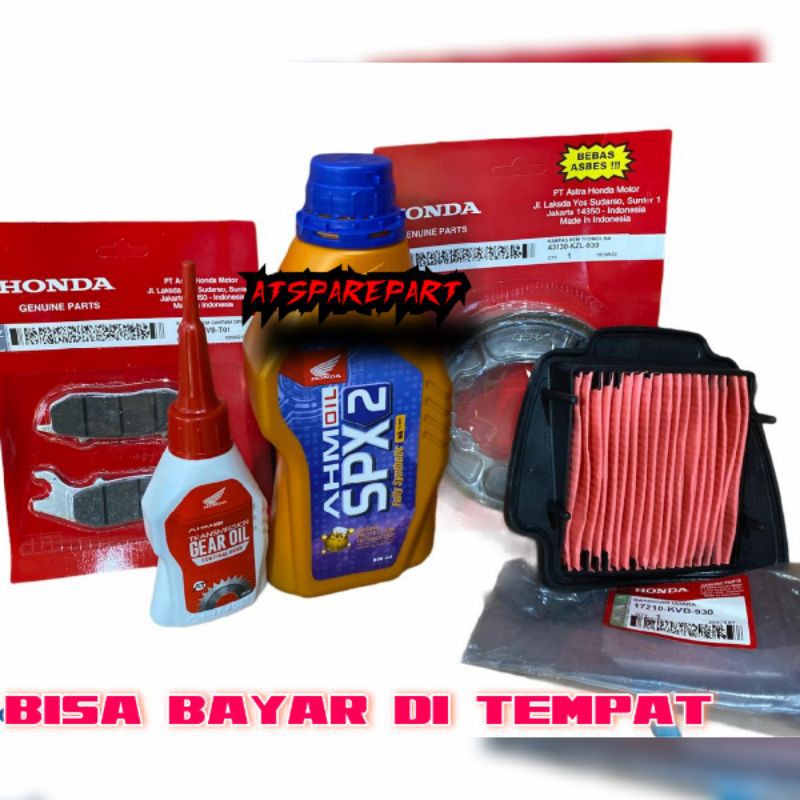 PROMO FLASH SALE ATS PAKET SERVICE SPX 2 AHM  VARIO 110 karbulator KVB