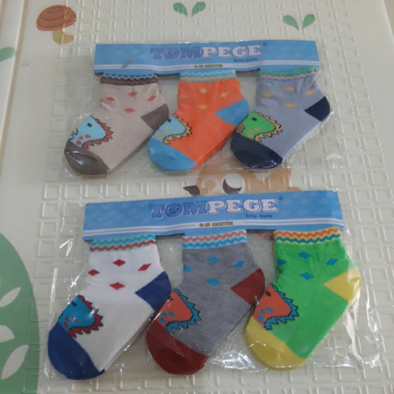 KAOS KAKI BAYI MERK TOMPAGE 1 set (3pcs)